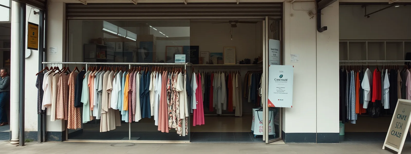 A luxury boutique